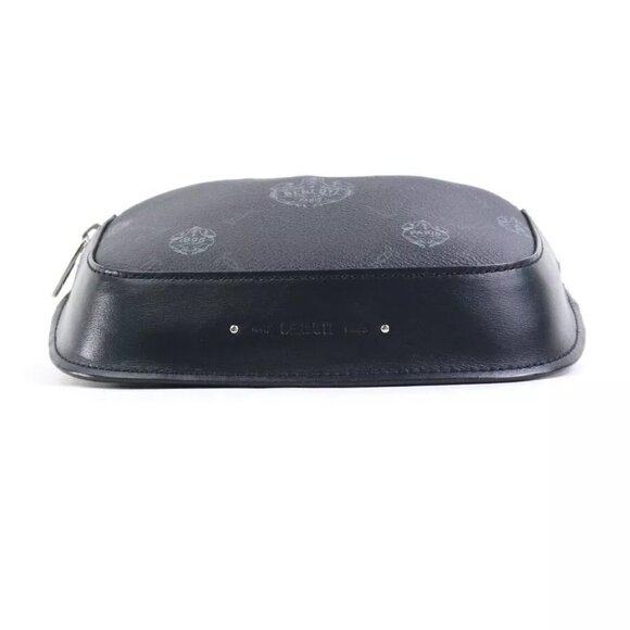 Auth Berluti Body Bag Messenger Bags Black/Browm Leather/Silvertone - Picture 10 of 14